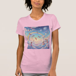 Camiseta Cosmic Playground Inner Child in Heaven’s Rainbow