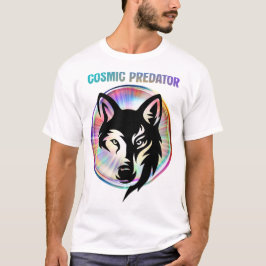 Camiseta Cosmic Predator Nebula Wolf