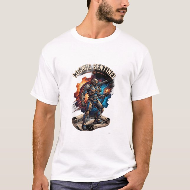 Camiseta Cosmic Sentinel (Anverso)