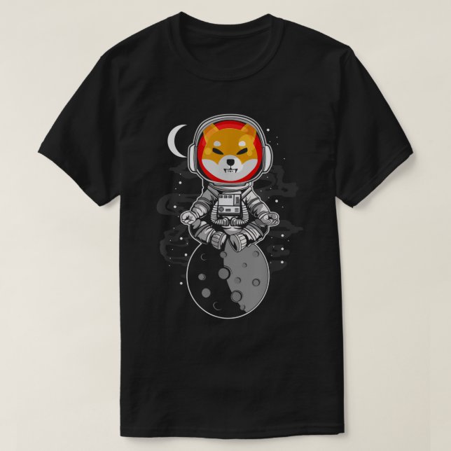 Camiseta Cosmic Shiba Astronaut Design (Diseño del anverso)