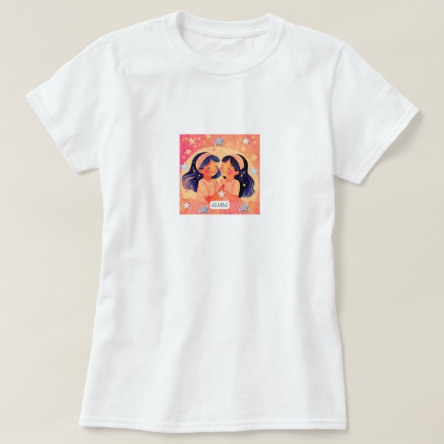 Camiseta cósmica de Gemini (Diseño del anverso)