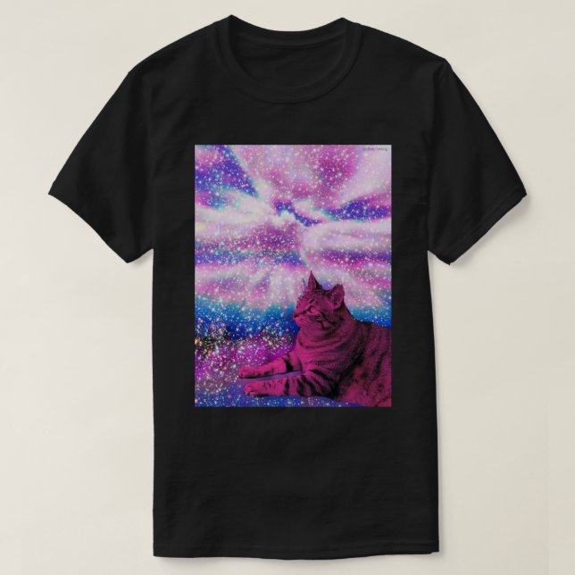Camiseta Cósmica Kitty (Diseño del anverso)