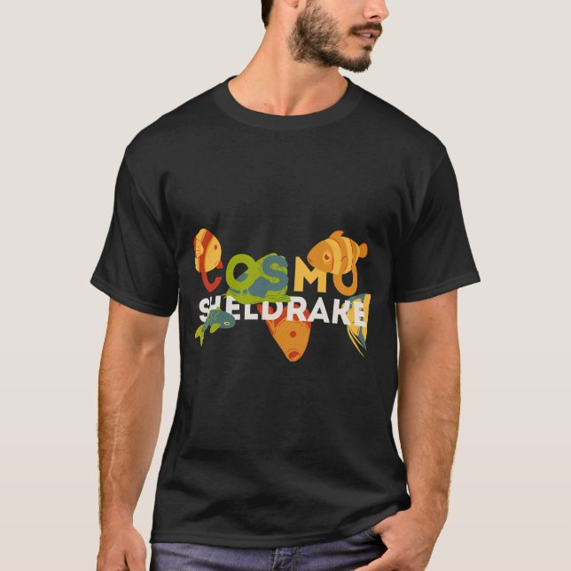 Camiseta Cosmo Sheldrake y Fish (Anverso)