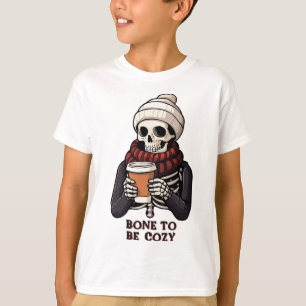 Camiseta Cosmo Skeleton Fall Halloween Doodles Diversión Fi