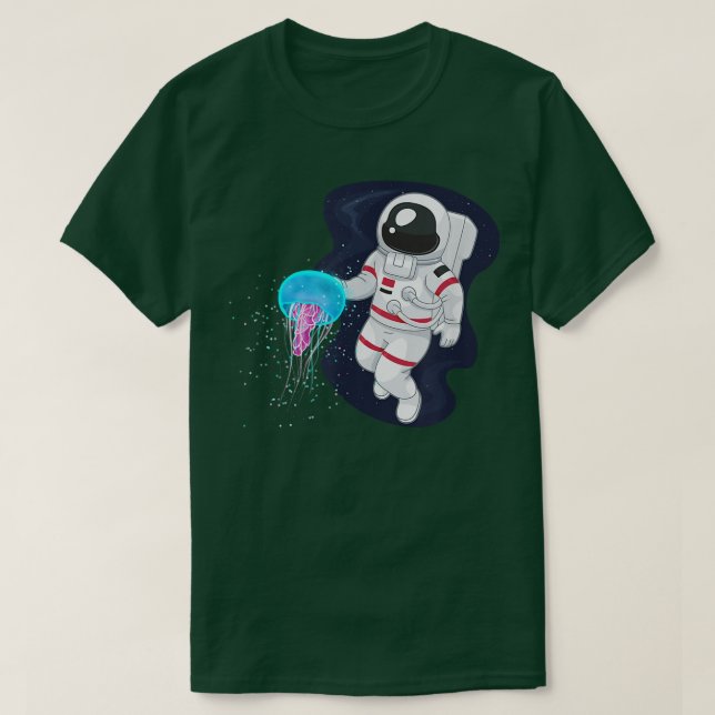 Camiseta Cosmonaut Space Jelly Fish Astronaut Science Galay (Diseño del anverso)