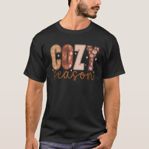 Camiseta Cosmopolita de temporada acogedora otoño otoño y t