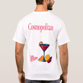 Camiseta Cosmopolitan T-Shirt – Chic Pink Martini Cocktail