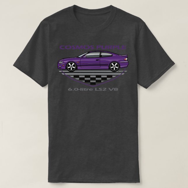 Camiseta Cosmos Purple (Diseño del anverso)