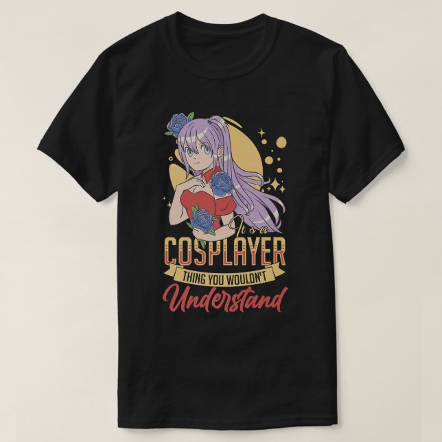 Camiseta Cosplay Anime Cosplayer Ideas Cosplay Manga Pre (Diseño del anverso)