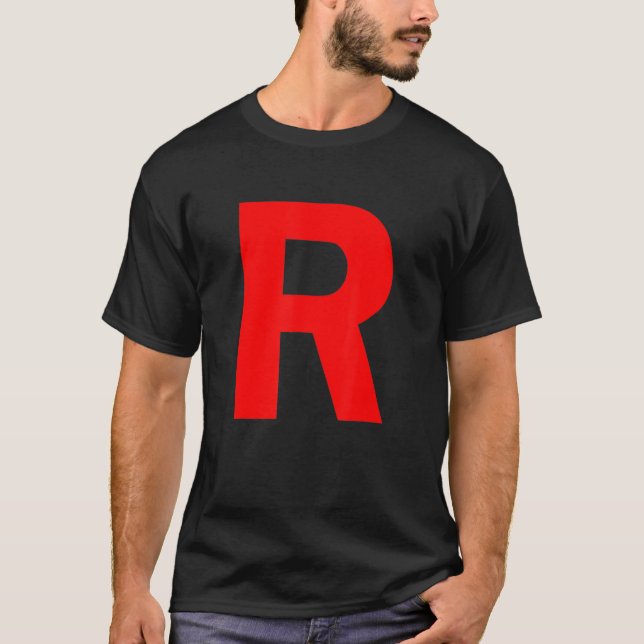 Camiseta Cosplay de equipo R Hombres Mujeres Niños Adultos (Anverso)