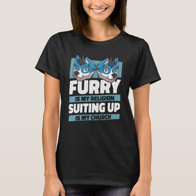 Camiseta Cosplay Fursona Furry Fandom (Anverso)