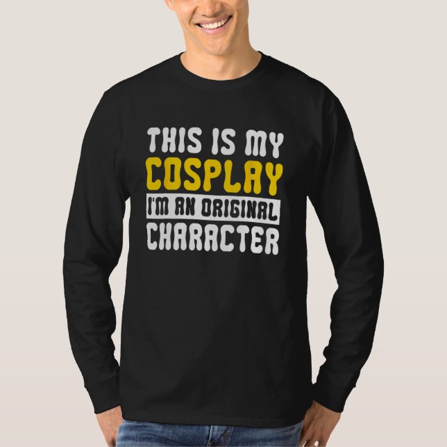 Camiseta Cosplay Original Character Cosplayer Costume Play  (Anverso)
