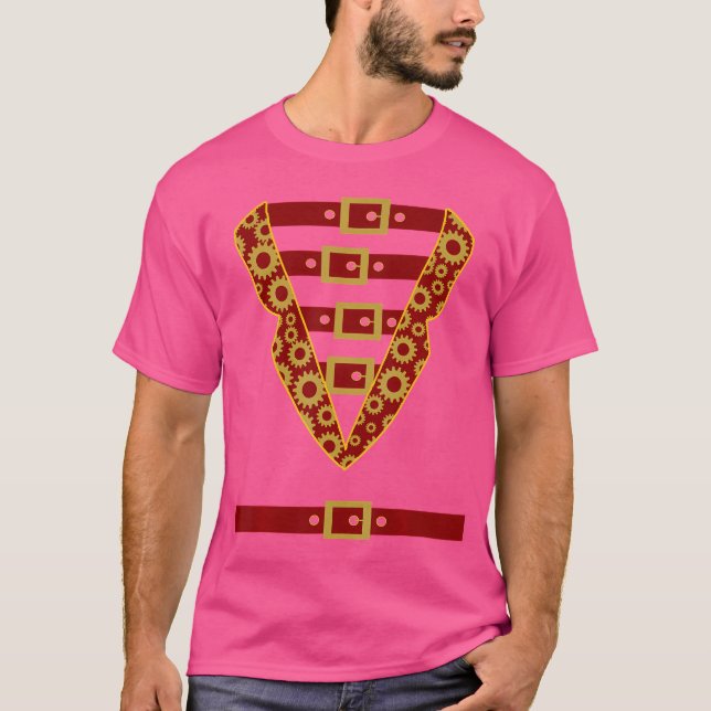 Camiseta Cosplay Steampunk Gótico Victoriano Gitano Hippie (Anverso)