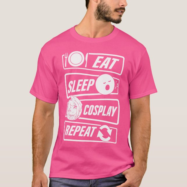 Camiseta Cosplayer Ideas Cosplay Manga (Anverso)
