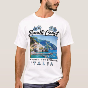 Camiseta Costa Amalfi Costiera Amalfitana Viaje Italia