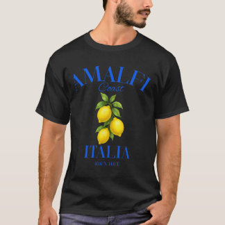Camiseta Costa Amalfi Italia Limones Verano Viaje Vacacione