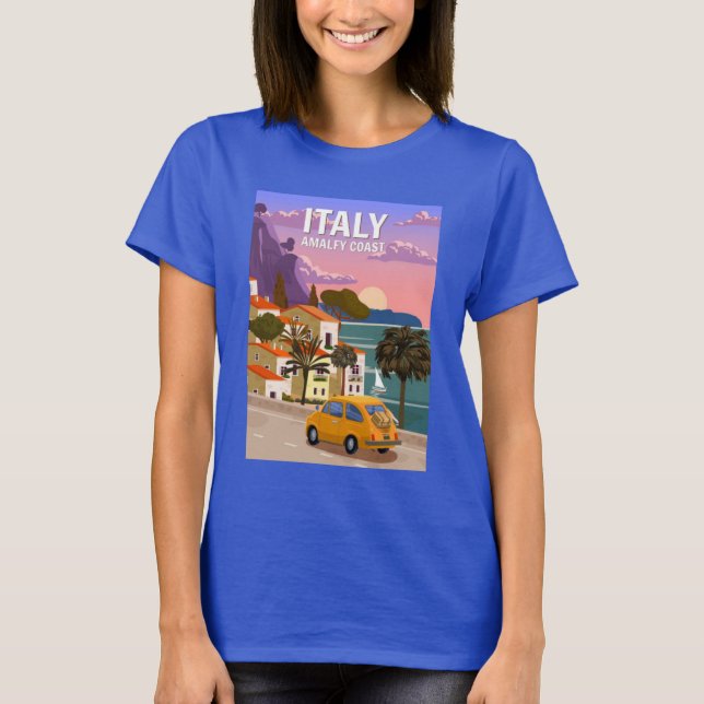 Camiseta Costa Amalfitana, Italia (Anverso)