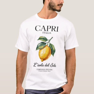 Camiseta Costa Amalfitana Italia Sorrento Limones