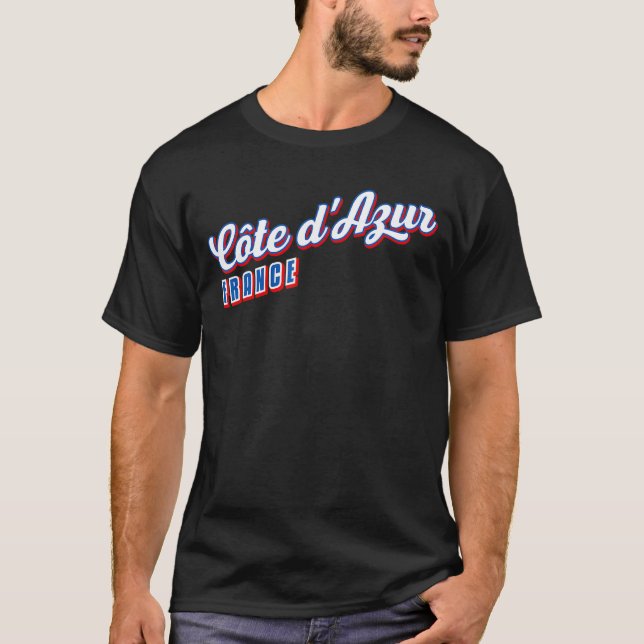 Camiseta Costa Azul Francia (Anverso)