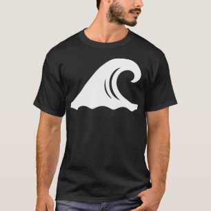Camiseta Costa B de Surf de Surf de Surf de Guay Waves Symb