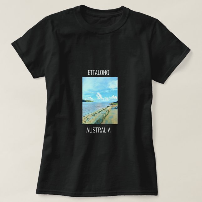 Camiseta Costa central de Ettalong Australia (Diseño del anverso)