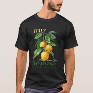 Camiseta Costa de Amalfi Mar Mediterráneo Vacaciones Limone