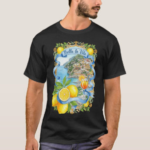 Camiseta Costa de Bella La Vita Italiana Capri Lemon Amalfi