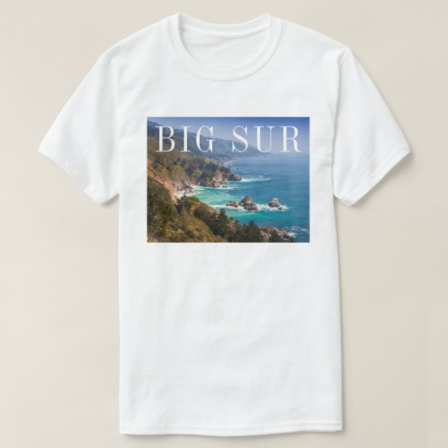 Camiseta Costa de Big Sur California (Diseño del anverso)