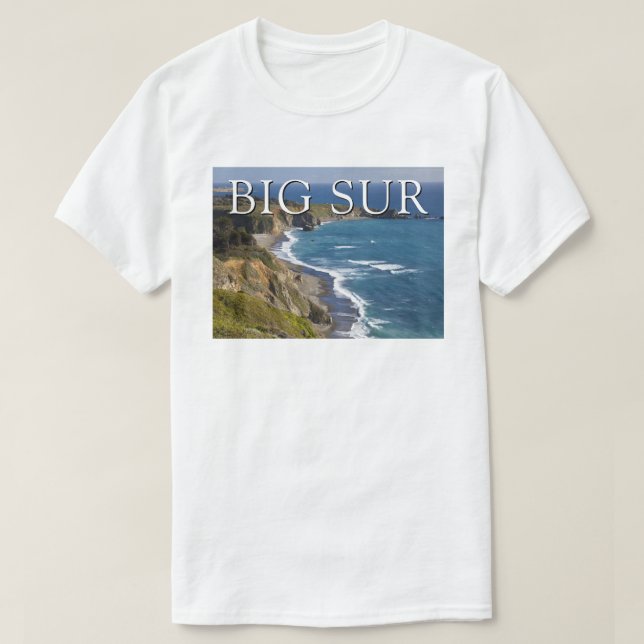 Camiseta Costa de Big Sur | California (Diseño del anverso)