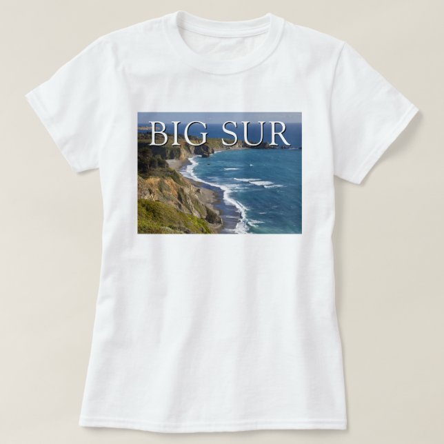 Camiseta Costa de Big Sur | California (Diseño del anverso)