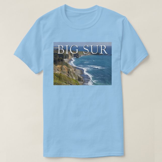 Camiseta Costa de Big Sur | California (Diseño del anverso)