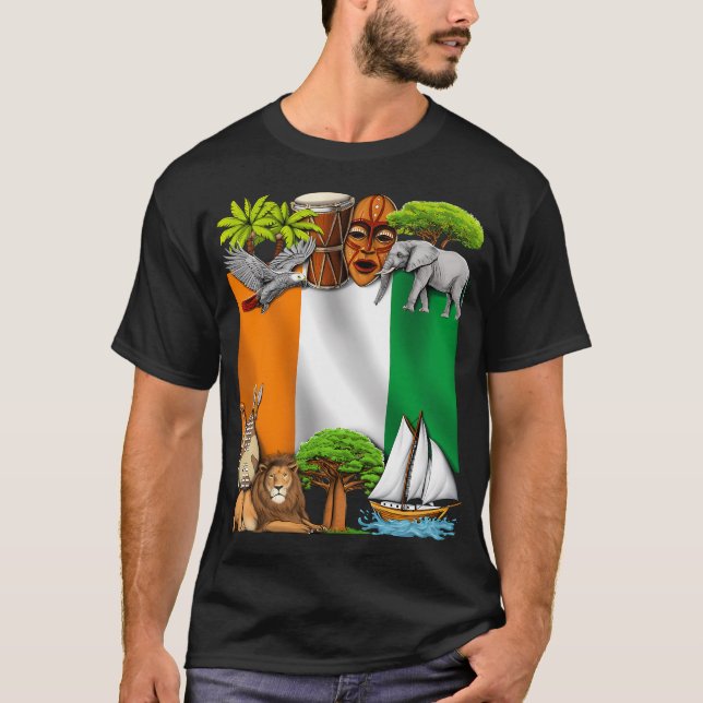 Camiseta Costa de Marfil (Anverso)