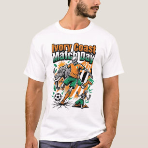 Camiseta Costa de Marfil Esqueleto de Día de Partido Atacan