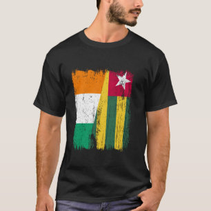 Camiseta Costa de Marfil Togo Media Bandera Marfileño Togol