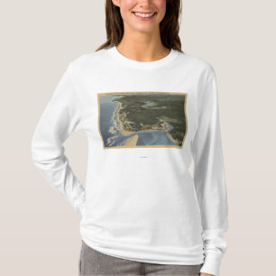 Camiseta Costa de Oregon - bahía de Siletz, Taft, Nelscott