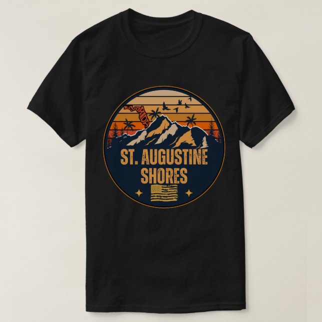 Camiseta Costa de San Agustín, Florida (Diseño del anverso)