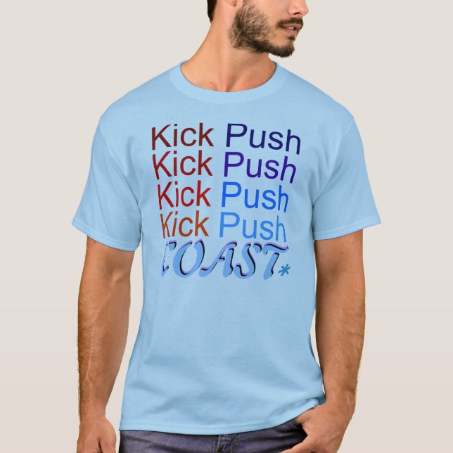 Camiseta Costa del empuje del retroceso (Anverso)