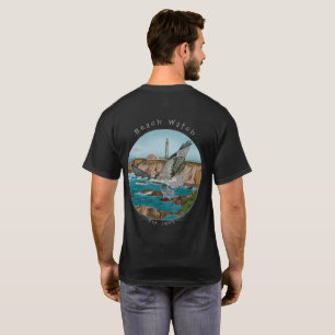 Camiseta Costa del norte Osprey T básico del reloj de la