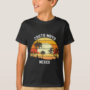 Camiseta Costa Maya Mexico Vacation Souvenir Beach Sunset B