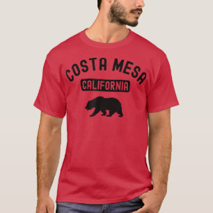 Camiseta Costa Mesa California USA Flag Retro Cali Bear Ora
