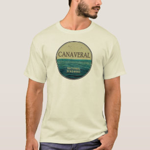 Camiseta Costa Nacional Canaveral Florida Océano Aves