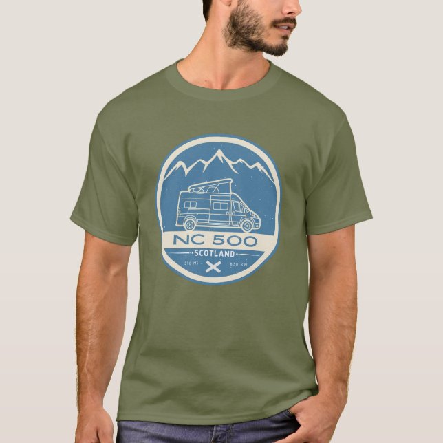 Camiseta Costa Norte 500 en carvan nc 500 (Anverso)