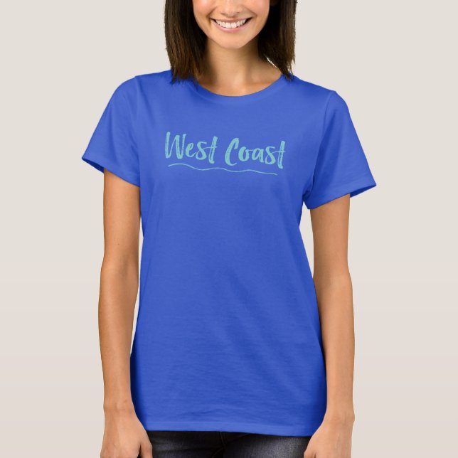 Camiseta Costa Oeste. (Anverso)