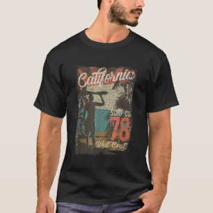 Camiseta Costa Oeste de California Retro 1978