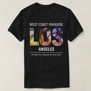 Camiseta Costa Oeste, Los Angeles California, Los Ángeles