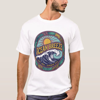 Camiseta Costa Pacífica California Retro Surf