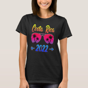 Camiseta Costa Rica 2022 Vintage Beach Guay Glasses Vacatio