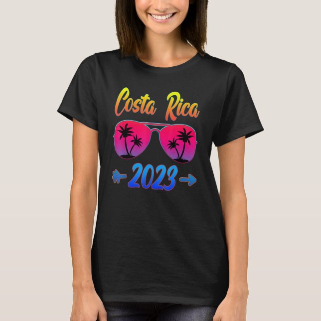 Camiseta Costa Rica 2023 Beach Glasses Fa Mateo Vacacional (Anverso)