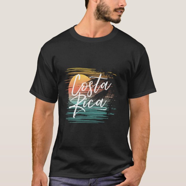 Camiseta Costa Rica: Divertidas vacaciones de crucero en pl (Anverso)