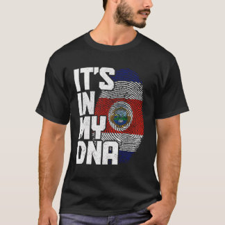 Camiseta Costa Rica Está En Mi Huella Del Orgullo Del Adn C